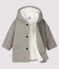 Manteau bébé garçon en laine gris GRIS CHINE