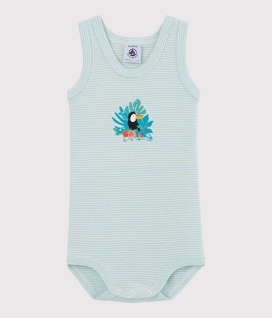 Body sans manches bébé garçon CRYSTAL/ MARSHMALLOW