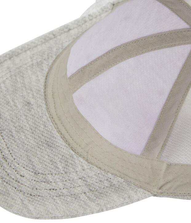 Casquette en jersey enfant mixte gris chin&eacute; clair