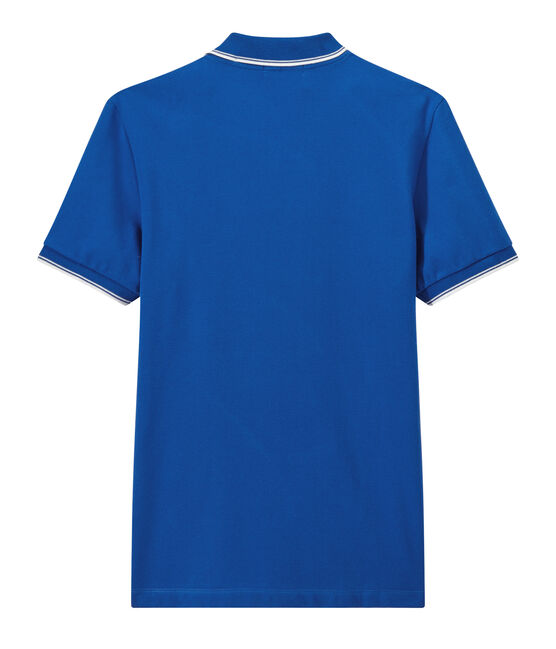 Polo manches courtes homme bleu RIYADH
