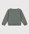 Sweatshirt en tubique matelassé enfant garçon vert THUYA