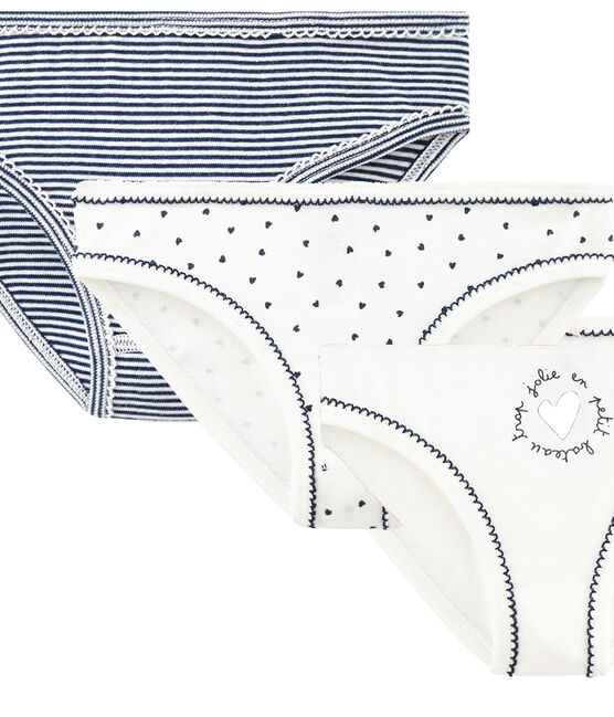 Trio de culottes petite fille variante 1
