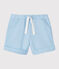 Short bébé fille - garçon en maille bleu FRAICHEUR