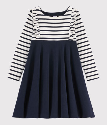 PETIT BATEAU - Robe manches longues enfant fille