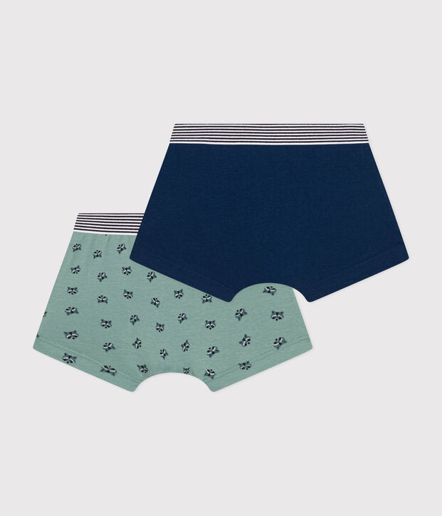 Lot de 2 boxers en coton enfant multicouleur