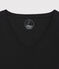 T-shirt côte légère Femme noir NOIR