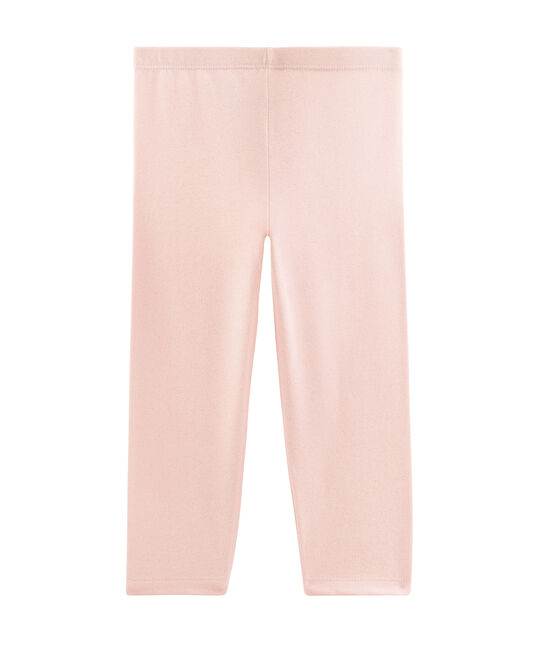 Legging court enfant fille rose MINOIS/jaune OR