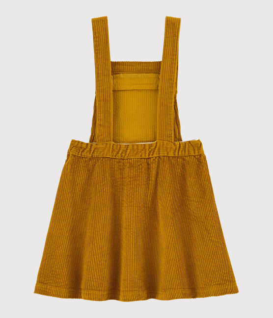 Robe salopette enfant fille jaune TOPAZE
