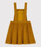 Robe salopette enfant fille jaune TOPAZE