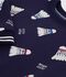 Sweatshirt enfant en coton imprim&eacute; bleu/multicouleur