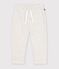 Pantalon b&eacute;b&eacute; en coton uni beige chin&eacute;