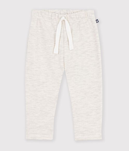 PANTALON BÉBÉ EN COTON UNI