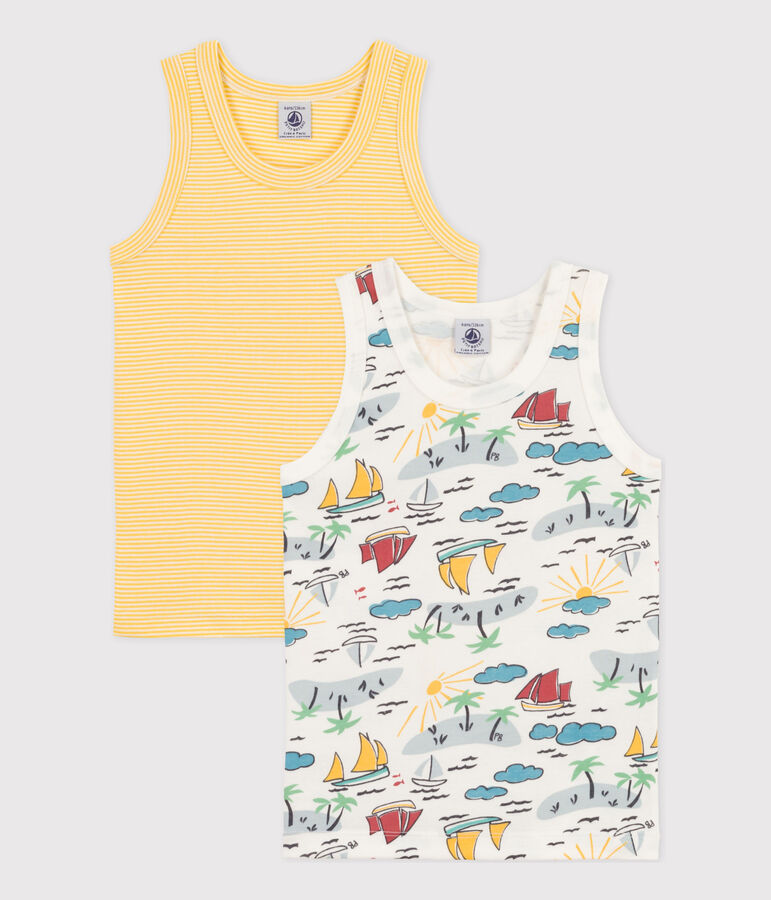 Lot de 2 d&eacute;bardeurs explorateur en coton petit gar&ccedil;on variante 1