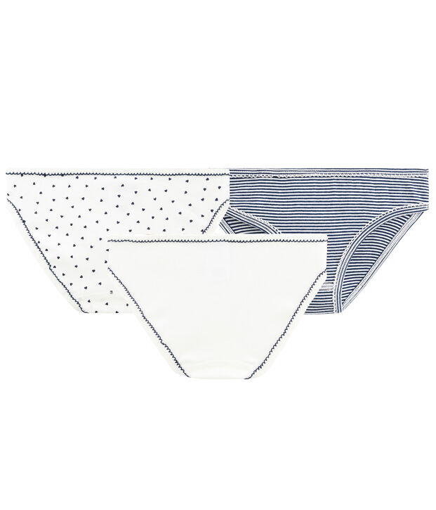 Trio de culottes petite fille multicouleur