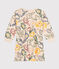 Robe manches longues en molleton enfant fille blanc AVALANCHE/ MULTICO