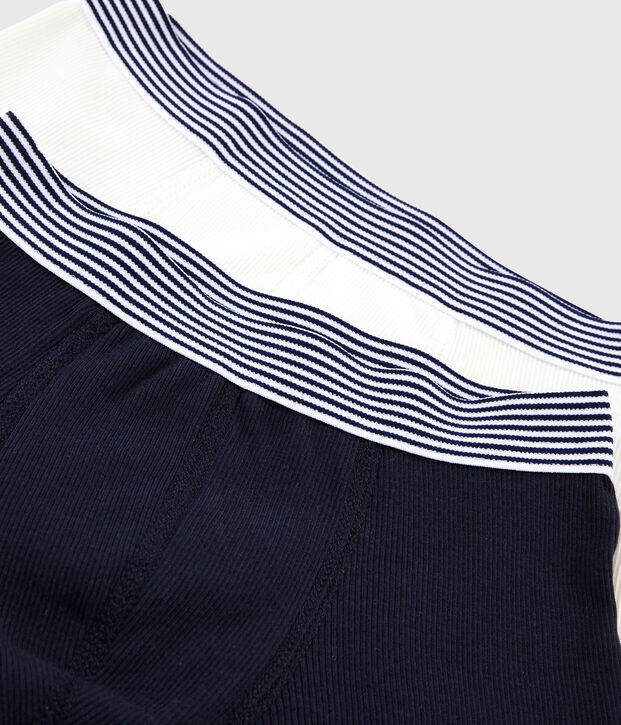 Lot de 2 boxers petit gar&ccedil;on en coton c&ocirc;tel&eacute; multicouleur
