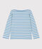 Marinière iconique en coton enfant fille / garçon AZUL/ MONTELIMAR