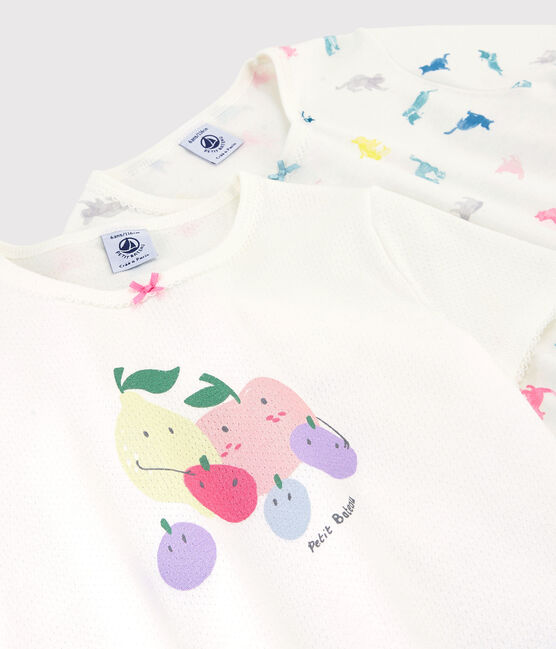 Lot de 2 pyjamas petite fille en coton variante 1