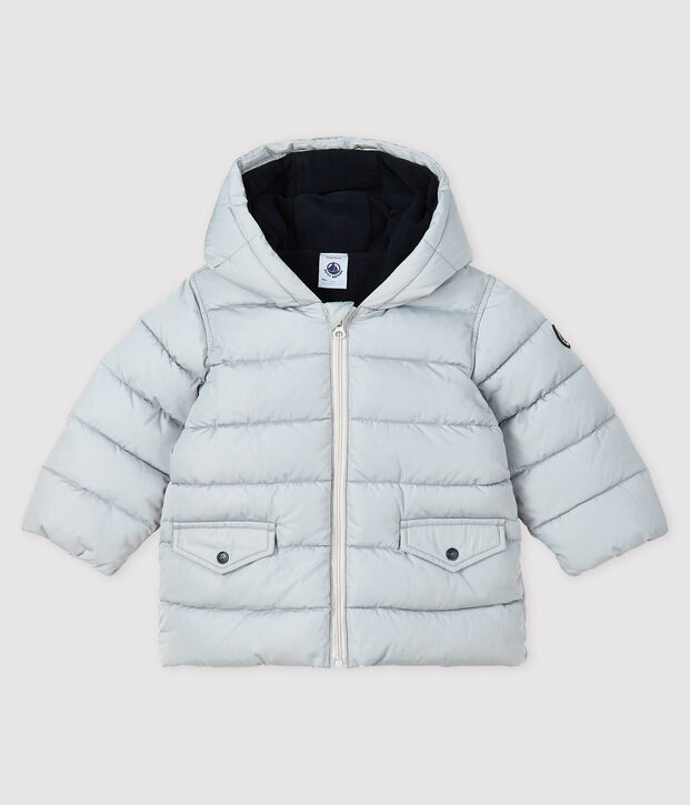 Doudoune matelass&eacute;e b&eacute;b&eacute; gar&ccedil;on gris