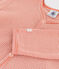 Dors-bien milleraies bébé en coton rose BRANDY/blanc MARSHMALLOW