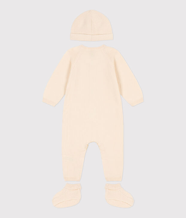 Coffret cadeau naissance en tricot multicouleur