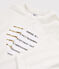 Tee-shirt à capuche enfant fille blanc MARSHMALLOW