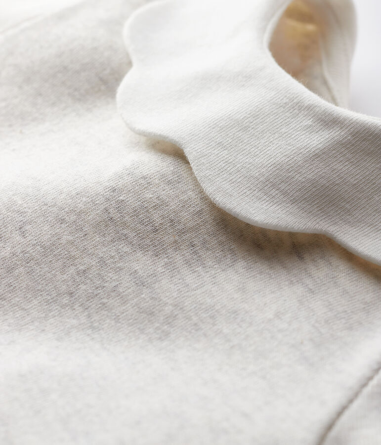 Blouse manches longues b&eacute;b&eacute; fille beige MONTELIMAR CHINE