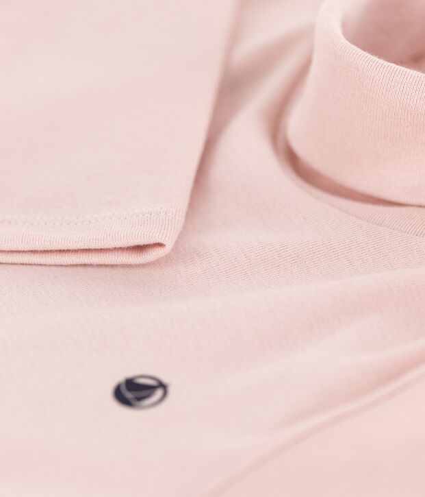Sous-pull en coton enfant fille / gar&ccedil;on rose