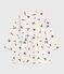 Robe enfant manches longues en coton MILK/ MULTICO