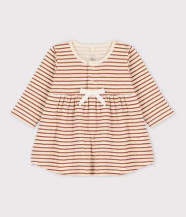 PETIT BATEAU - Robe à rayures bébé en tubique en coton