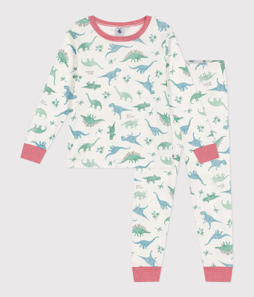 Pyjama enfant en coton imprimé dinosaures