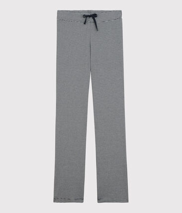 MARINIERE_NUIT - Pantalon en coton BIO Femme