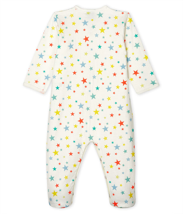 Dors bien b&eacute;b&eacute; en tubique blanc/multicouleur