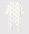 Dors-bien bébé fleuri en coton biologique blanc MARSHMALLOW/blanc MULTICO