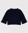 Cardigan en tricot de coton biologique bébé bleu SMOKING