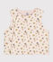 GILET SANS MANCHE REVERSIBLE EN COTON BÉBÉ beige AVALANCHE/ CUIVRE