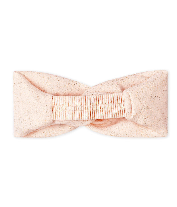 Bandeau b&eacute;b&eacute; fille rose/jaune