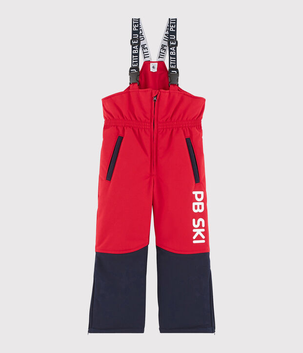 Pantalon de ski gar&ccedil;on/fille rouge/bleu