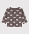 Sweatshirt bébé imprimé moutons en molleton BONGRIS/ MULTICO