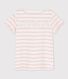 Tee-shirt manches courtes en coton enfant fille