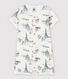 Combicourt toile de Jouy Paris bébé en coton