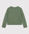 Cardigan en tubique matelassé femme vert CROCO