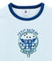 Pyjama petit garçon bleu LIMOGES/blanc MULTICO