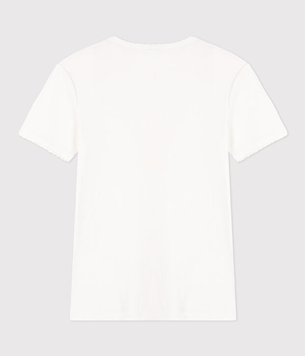 Tee-shirt L'ICONIQUE cocotte en coton Femme blanc