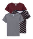 Trio de tee-shirts manches courtes petit garçon