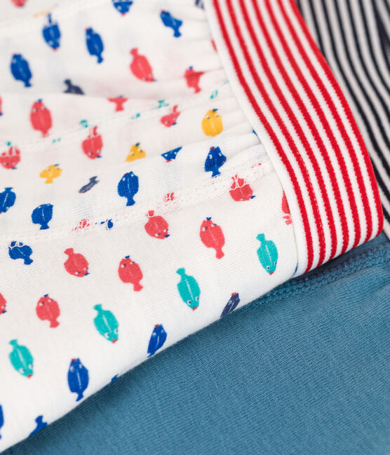 Lot de 2 boxers animaux marins en coton petit garçon variante 1