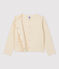 Cardigan en coton enfant fille écru AVALANCHE
