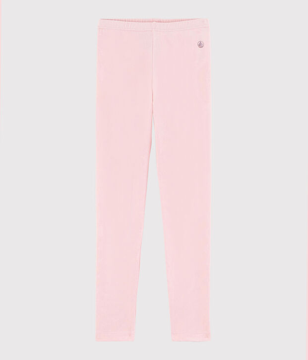 Legging en jersey enfant fille rose
