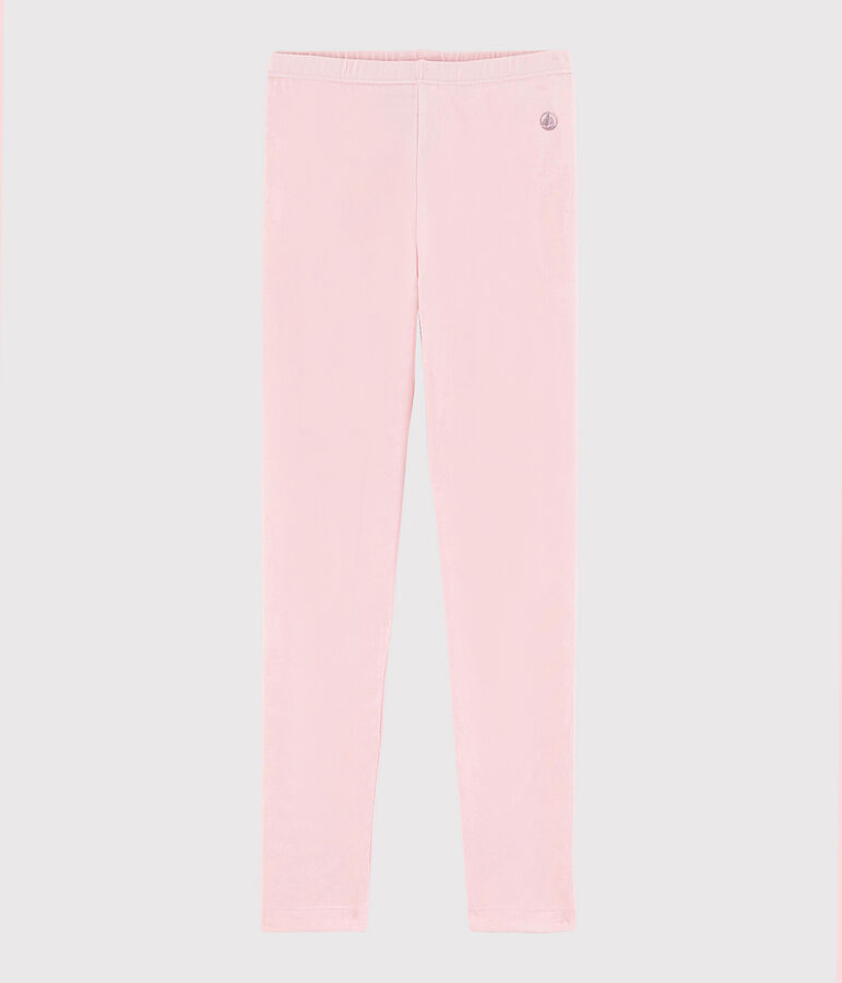 Legging en jersey enfant fille rose