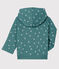 Sweatshirt à capuche imprimé bébé bleu BRUT/blanc MARSHMALLOW